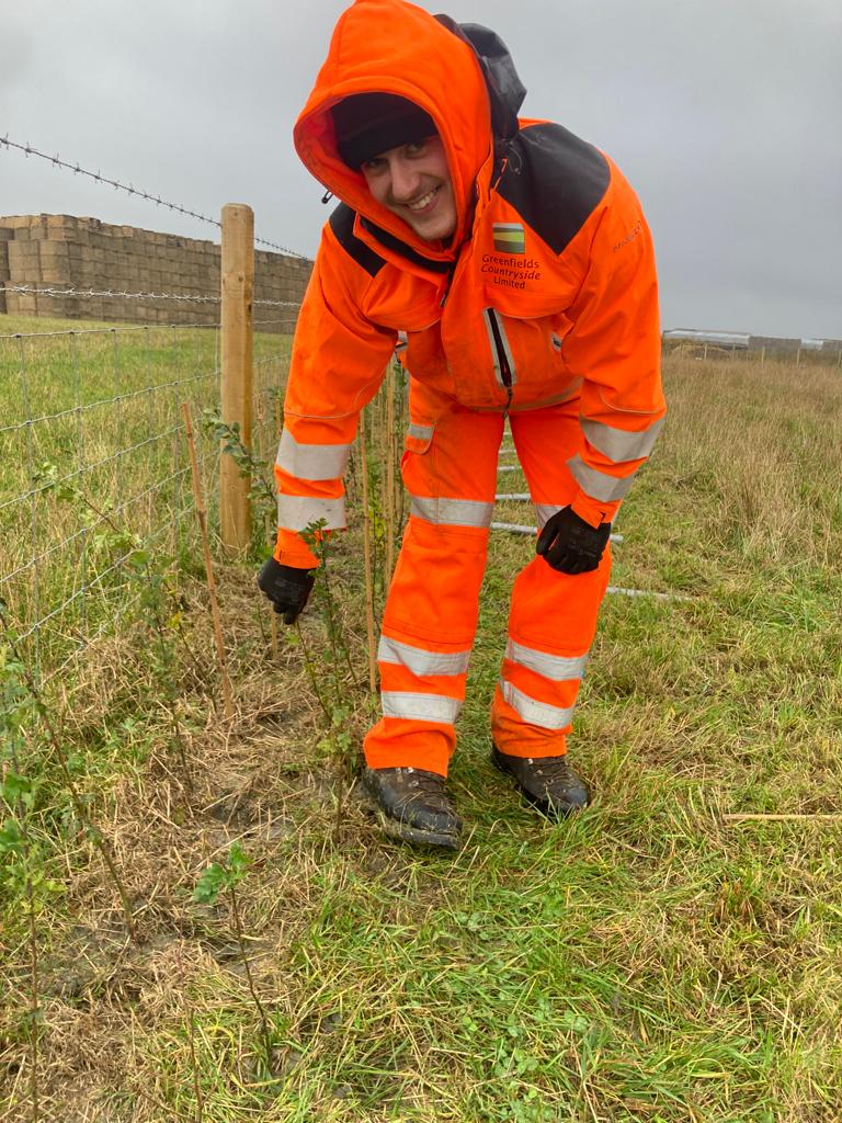 apprentice planting greenfields countryside ltd